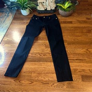 Good Time USA Black Stretch Jeans w/ Gold Detail - Size 5 - Excellent Condition